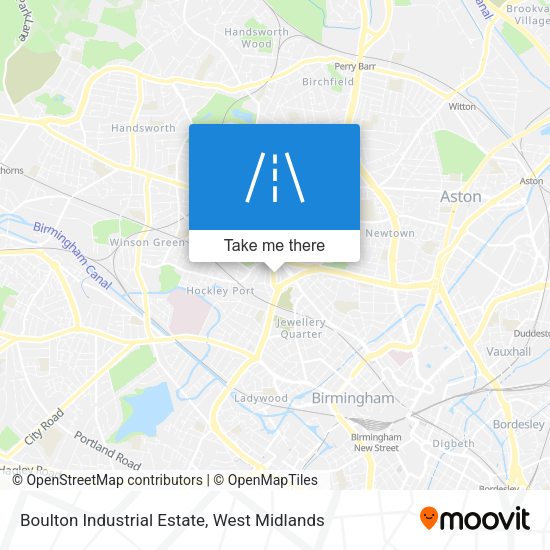 Boulton Industrial Estate map