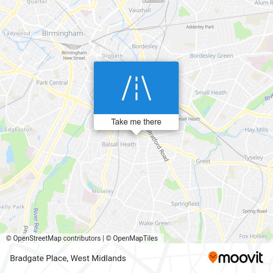 Bradgate Place map