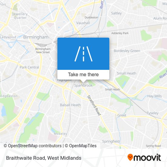 Braithwaite Road map
