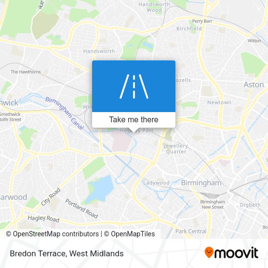 Bredon Terrace map