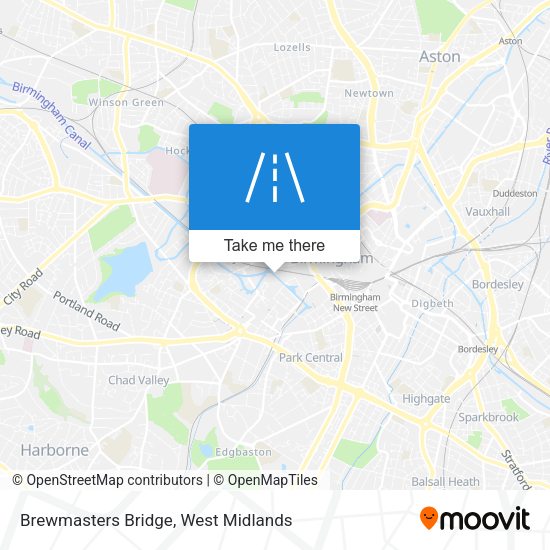 Brewmasters Bridge map