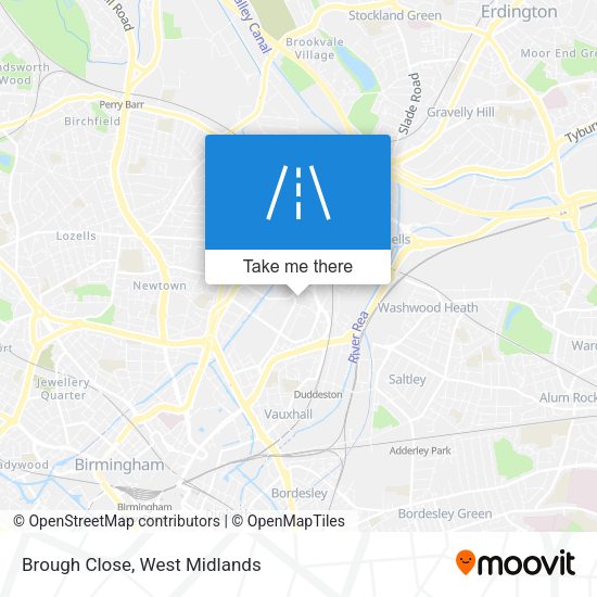 Brough Close map