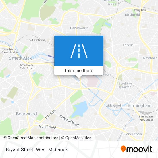 Bryant Street map