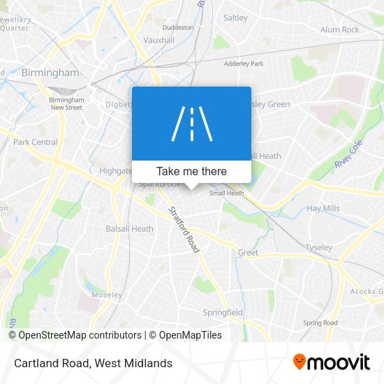Cartland Road map