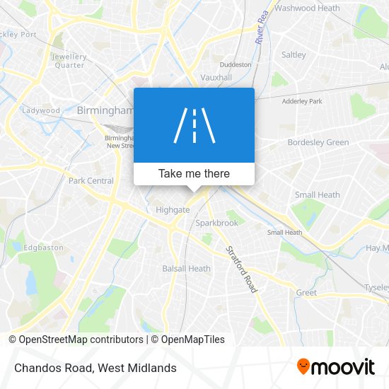 Chandos Road map