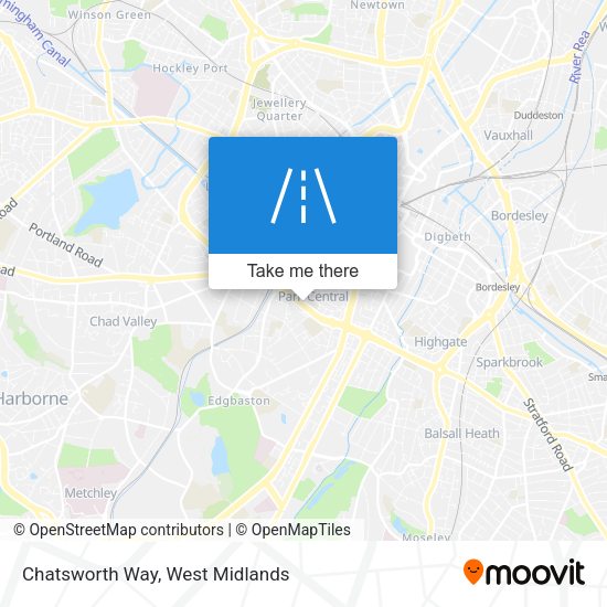 Chatsworth Way map