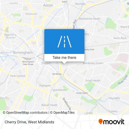 Cherry Drive map