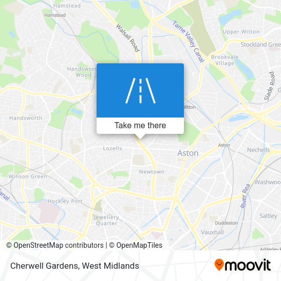 Cherwell Gardens map