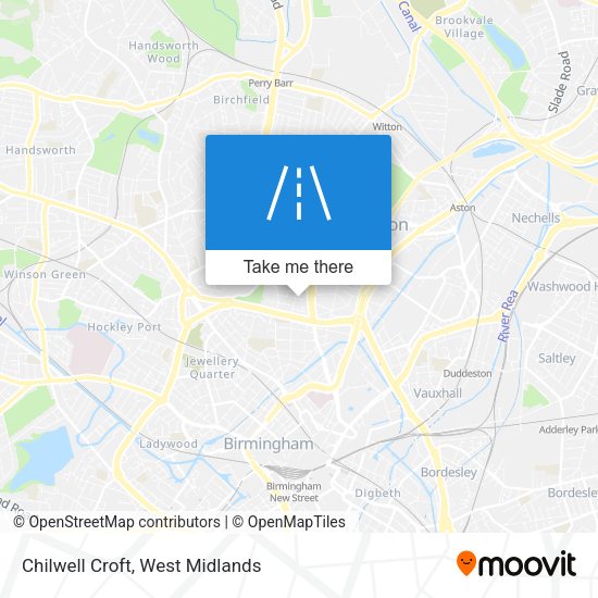 Chilwell Croft map