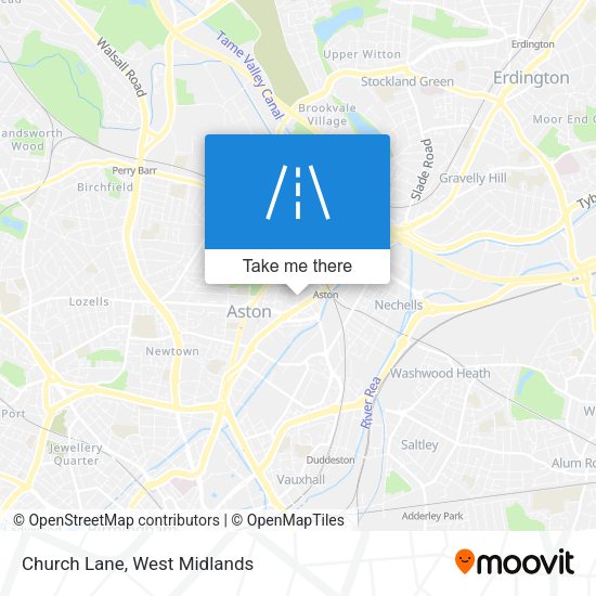 Church Lane map