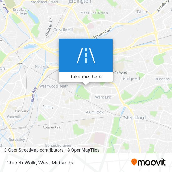 Church Walk map