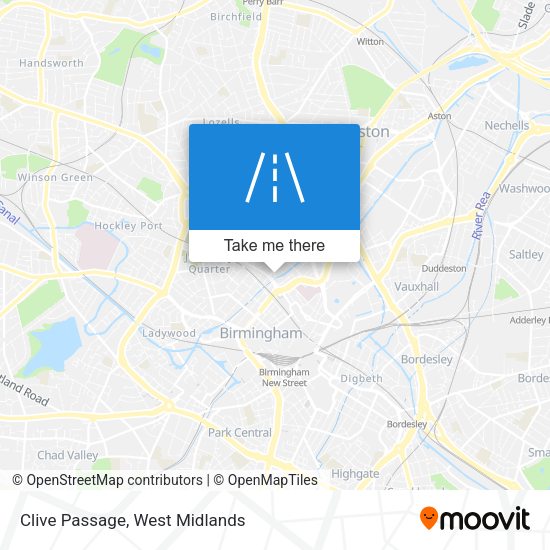 Clive Passage map