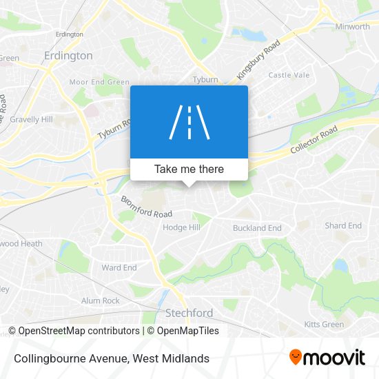 Collingbourne Avenue map