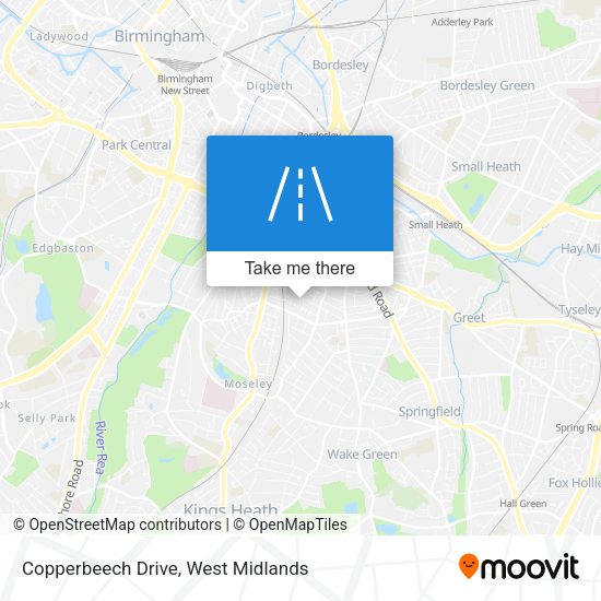 Copperbeech Drive map