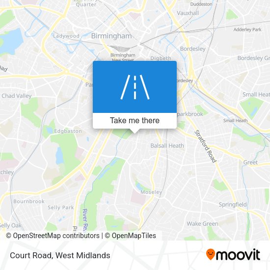 Court Road map