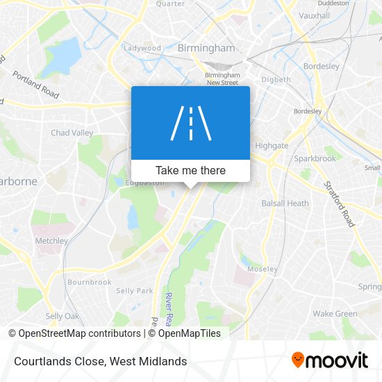 Courtlands Close map