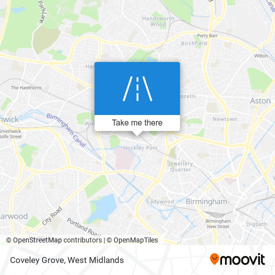 Coveley Grove map