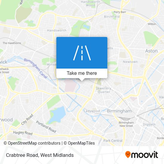 Crabtree Road map