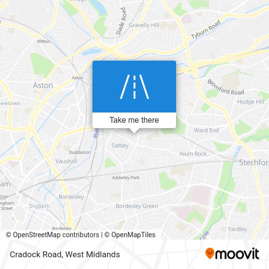 Cradock Road map