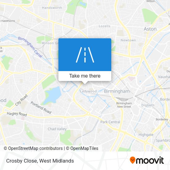 Crosby Close map