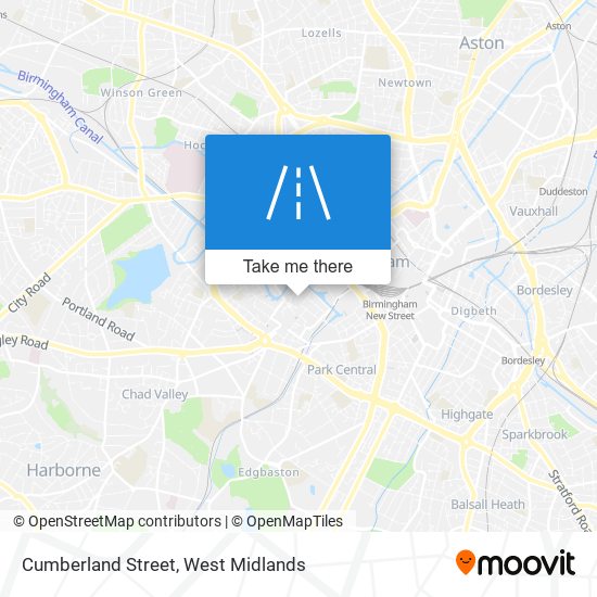 Cumberland Street map