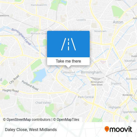 Daley Close map