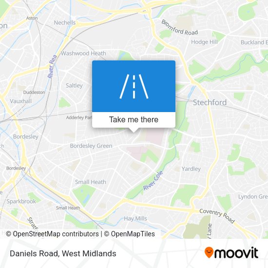 Daniels Road map
