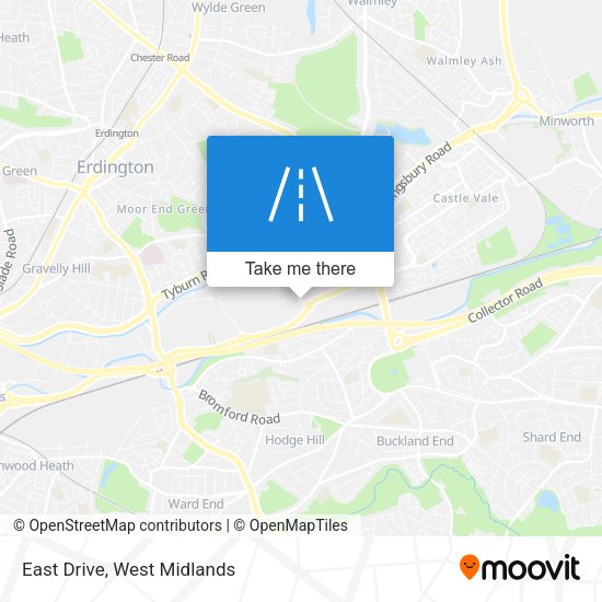 East Drive map