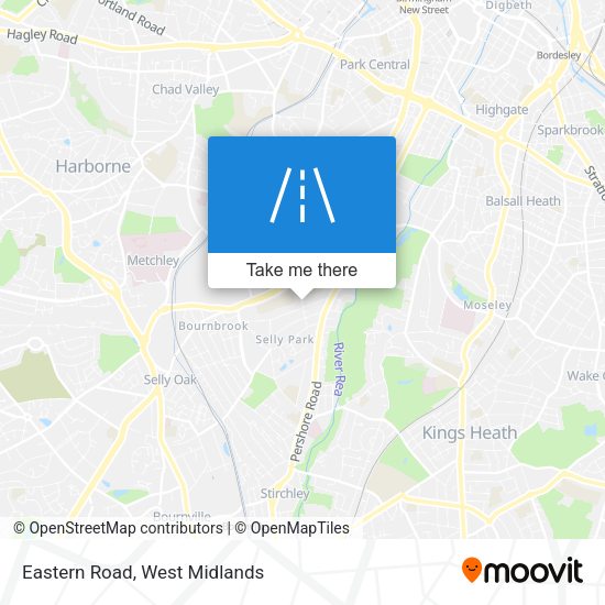 Eastern Road map