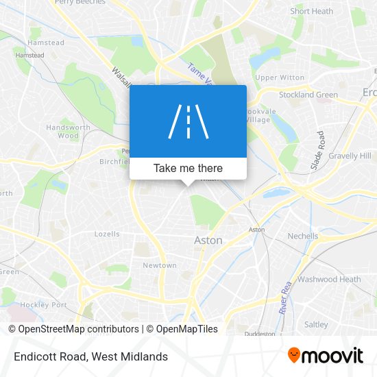 Endicott Road map