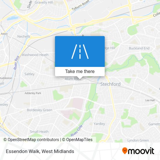 Essendon Walk map