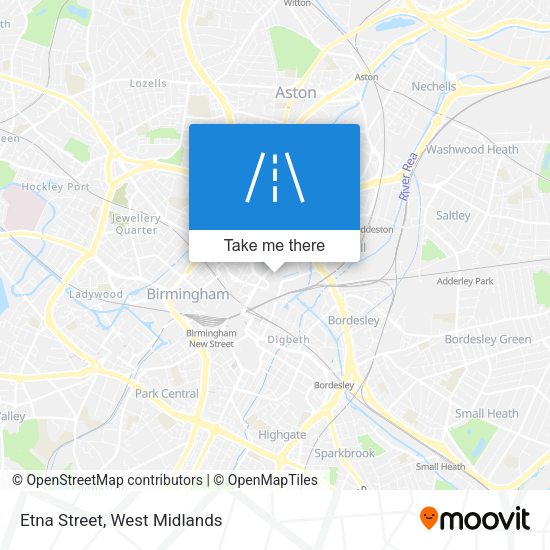 Etna Street map