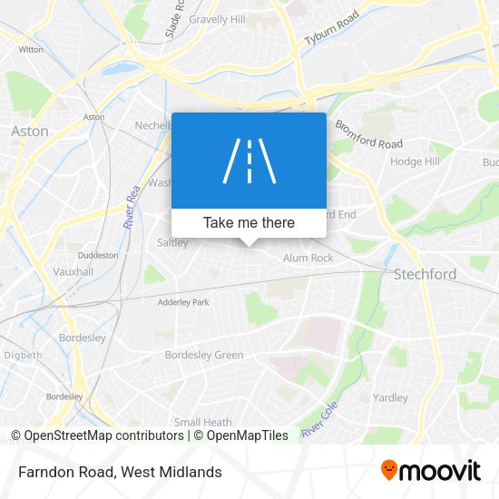 Farndon Road map