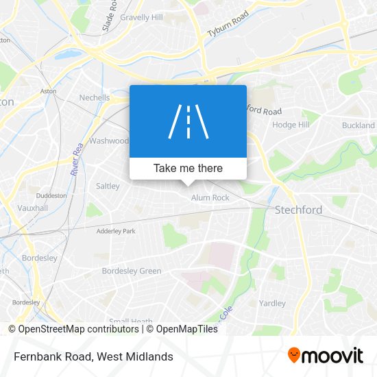 Fernbank Road map