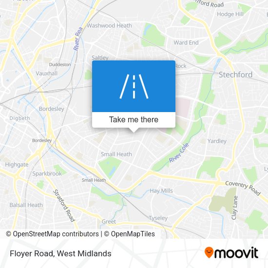 Floyer Road map