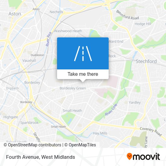 Fourth Avenue map