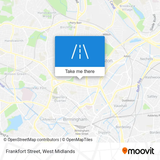 Frankfort Street map