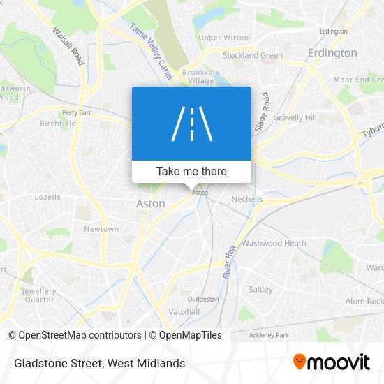 Gladstone Street map