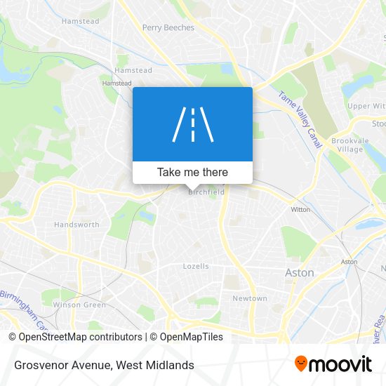 Grosvenor Avenue map