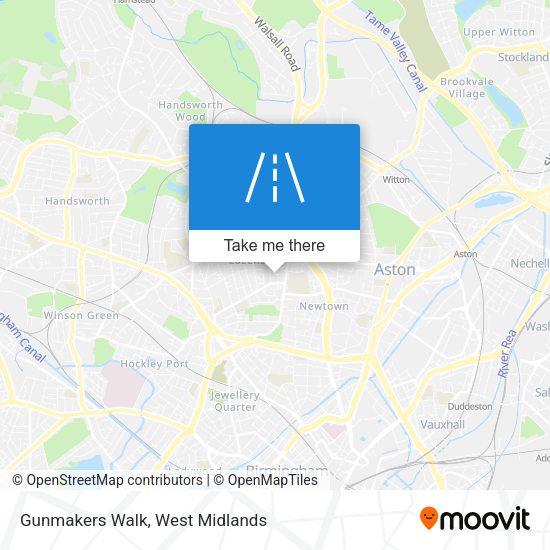 Gunmakers Walk map