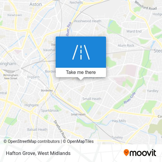 Hafton Grove map