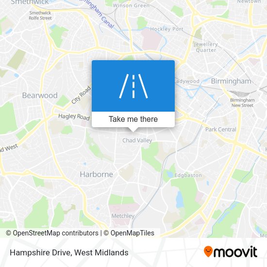 Hampshire Drive map