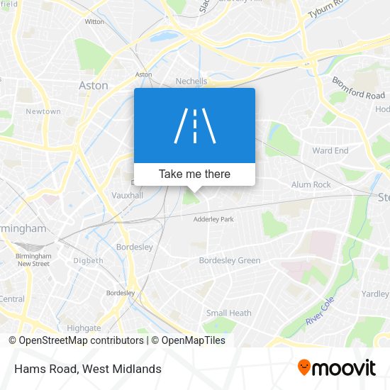 Hams Road map
