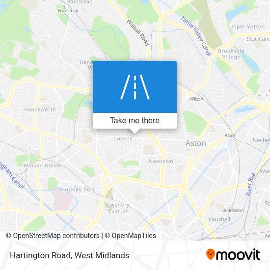 Hartington Road map
