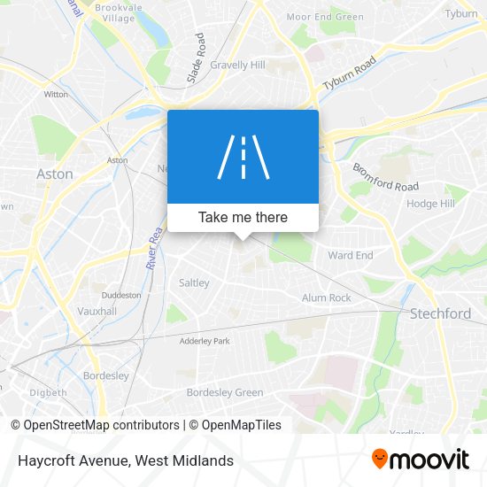 Haycroft Avenue map