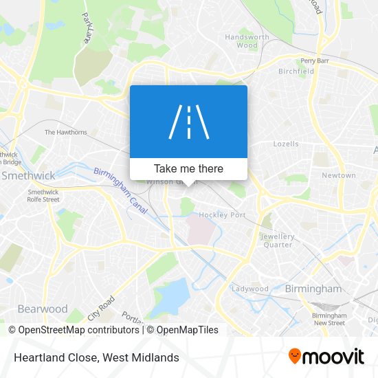 Heartland Close map