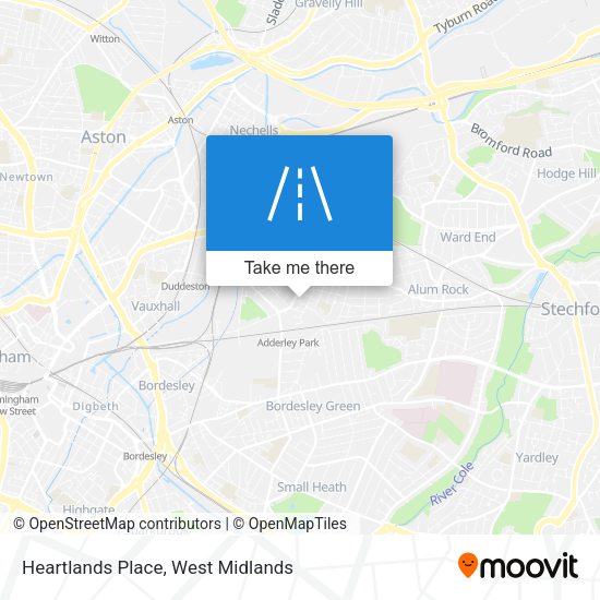 Heartlands Place map