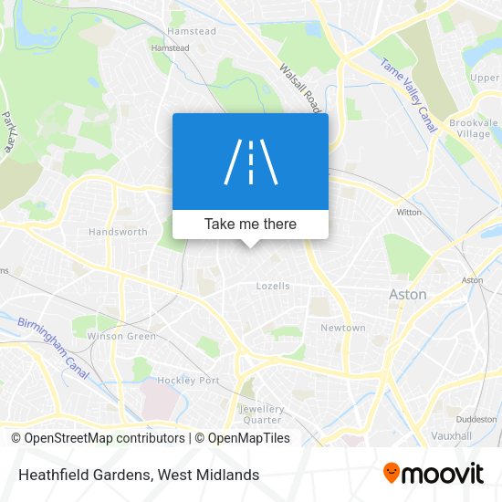 Heathfield Gardens map