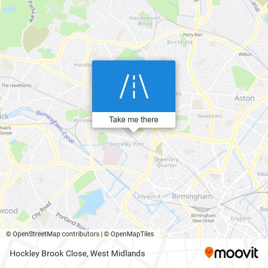 Hockley Brook Close map