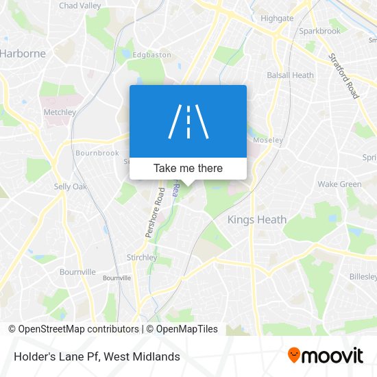 Holder's Lane Pf map